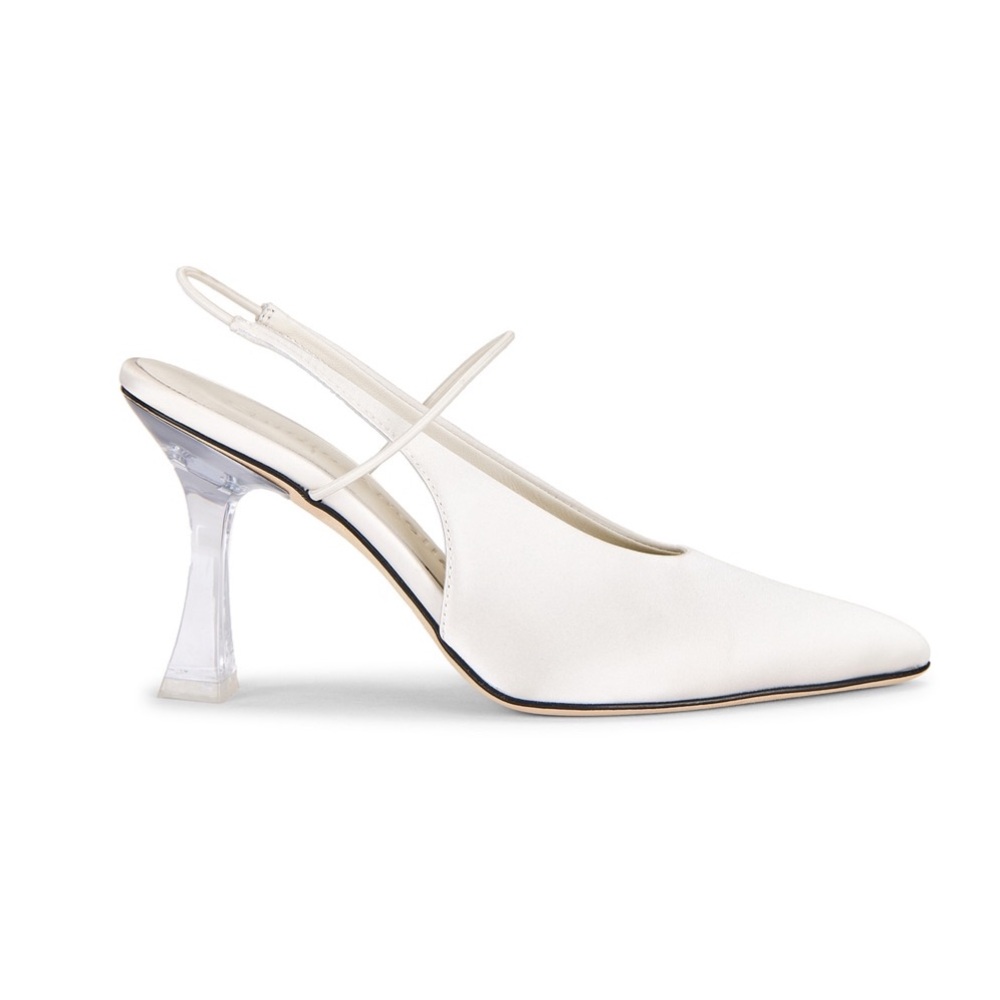 Satin Slingback Heels